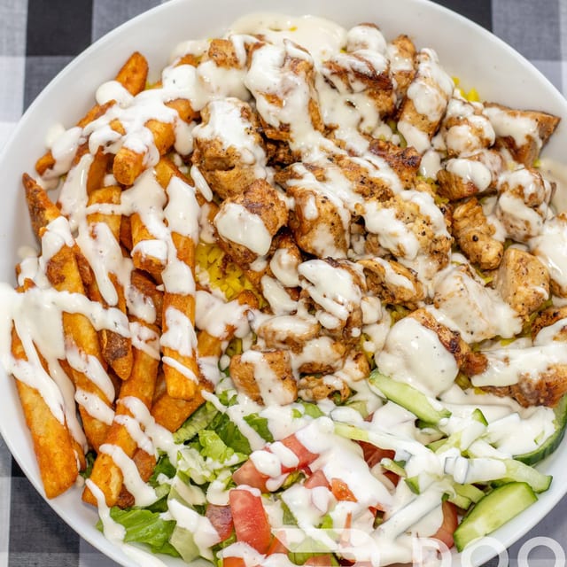 Creamy Garlic Chicken Platter.