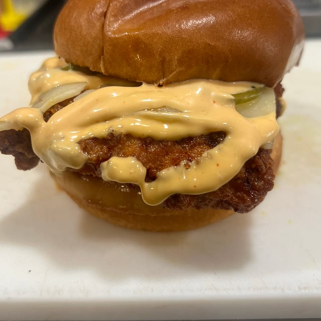 Spicy Royal Chicken Sandwich.