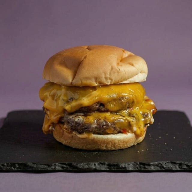 Double Decker Burger.