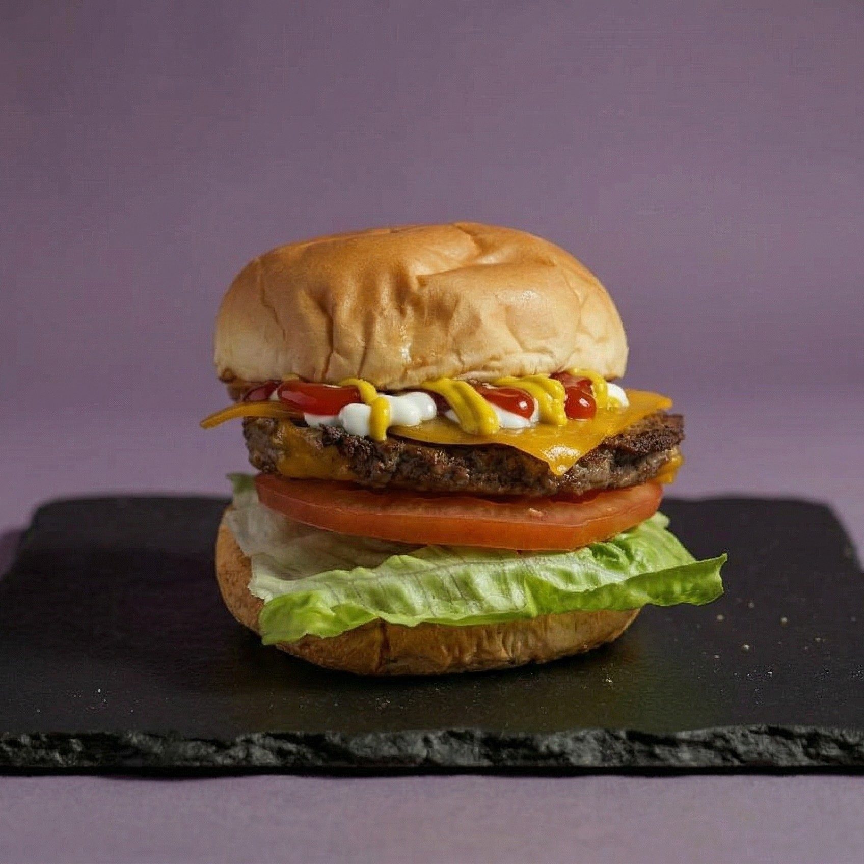 Classic Cheese Burger.