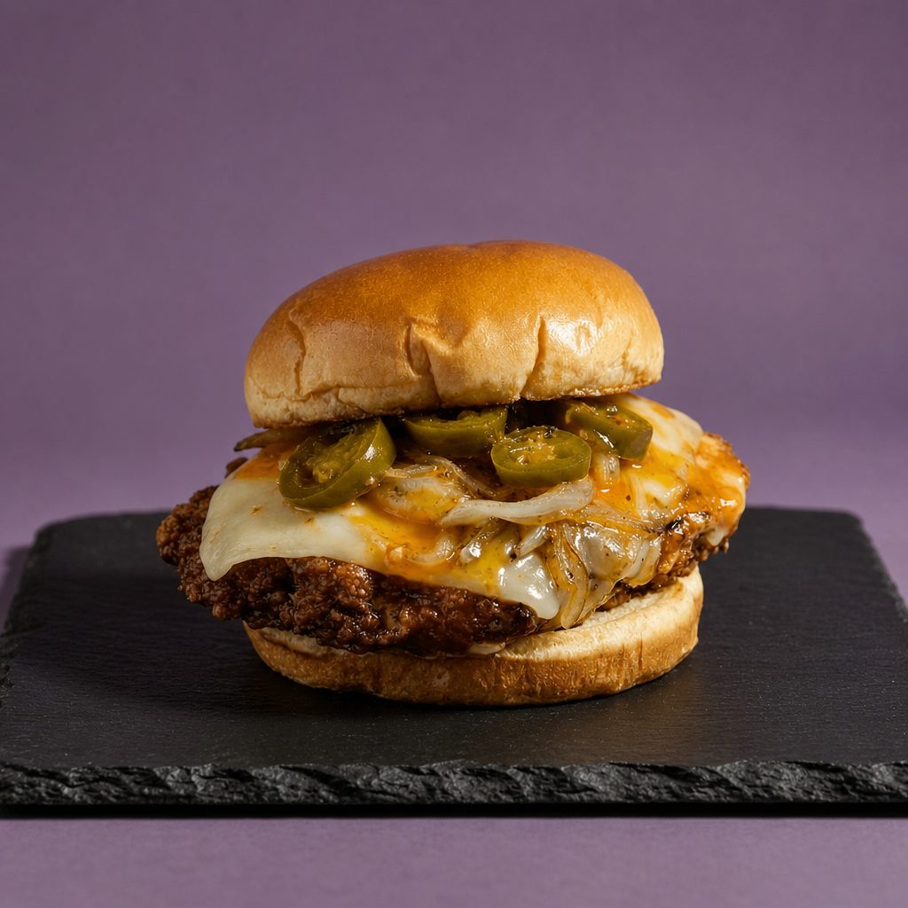 Ghost Pepper Chicken Sandwich.