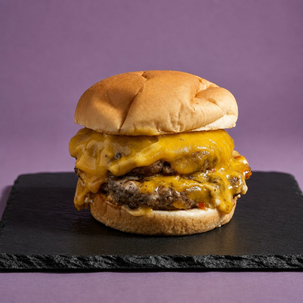 Double Decker Burger.