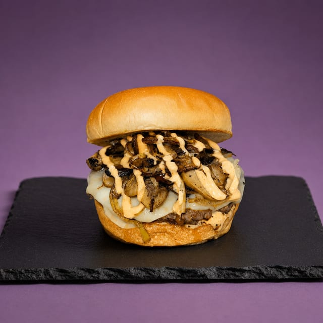 Mushroom Jack Burger.