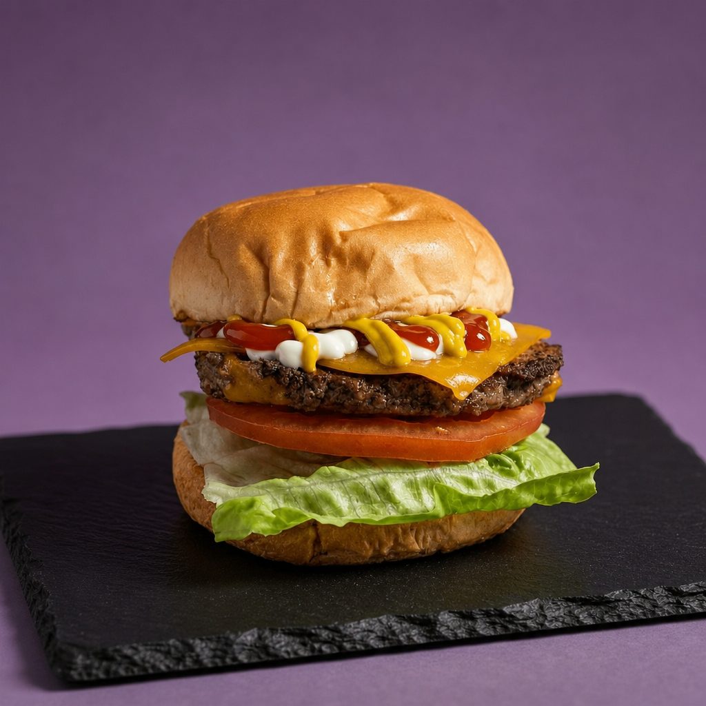 Classic Cheese Burger.