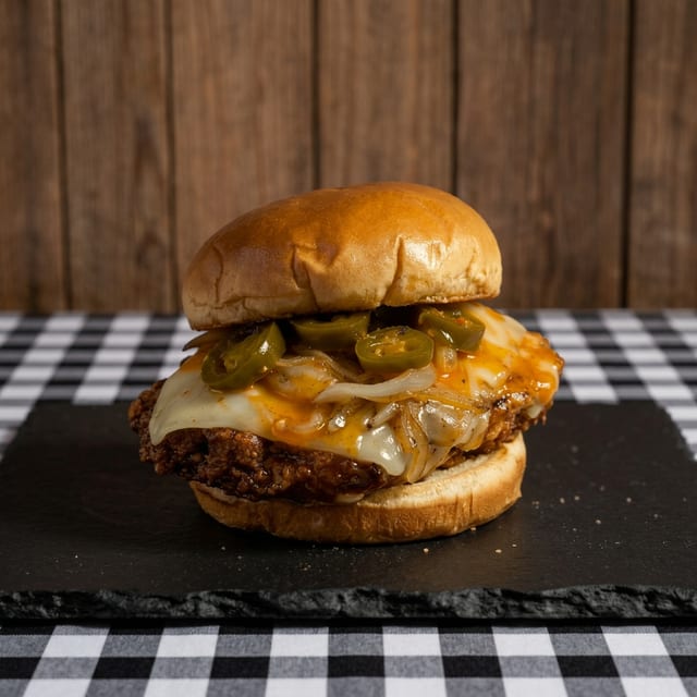 Ghost Pepper Chicken Sandwich.