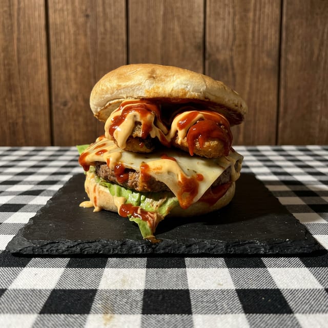 Checkmate Special Burger.