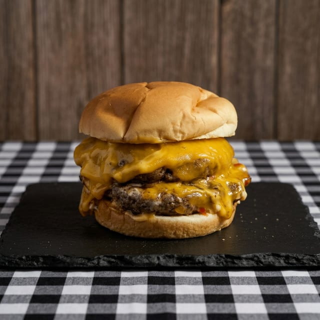Double Decker Burger.