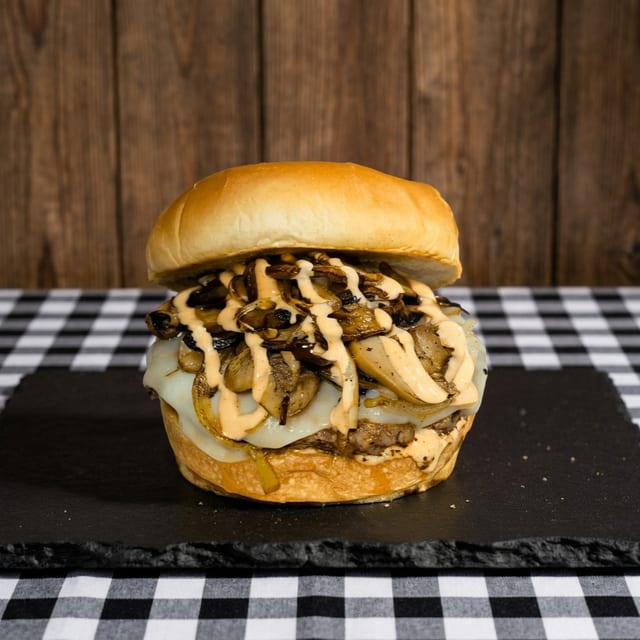 Mushroom Jack Burger.