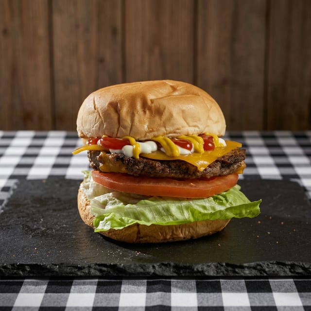 Classic Cheese Burger.