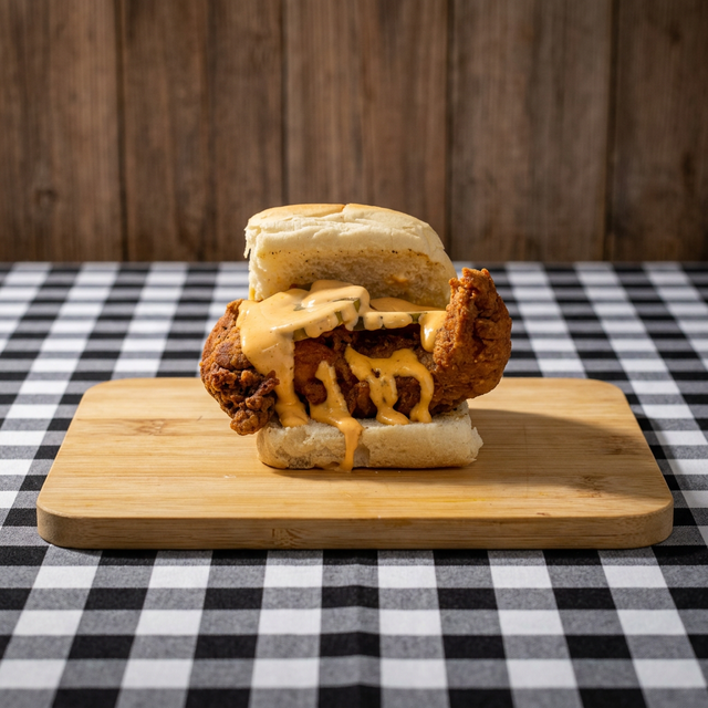 Golden Chicken Slider.